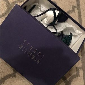 Stuart Weitzman feather heels